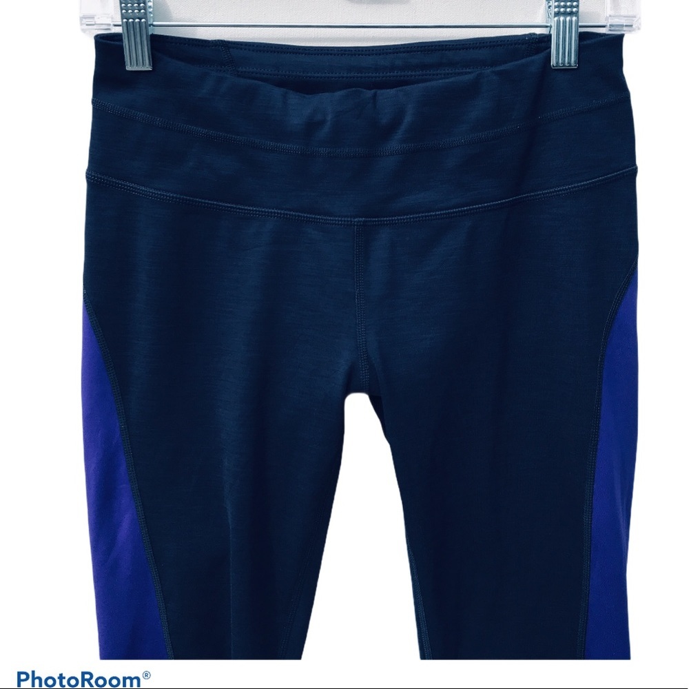 Athleta Colorblock Sonar Capri Leggings small s - Picture 4 of 6